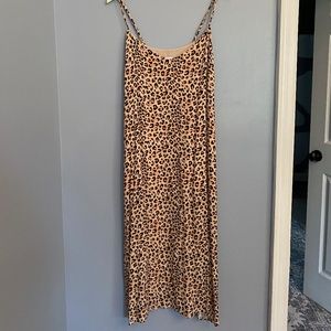Leopard print dress